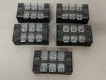5PCS Heavy Duty Bbt 600V 25A 3P Terminal Block W/clear Safety Cover WEIDUTB2503. Fixed Price $48.95.