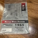 1965 Mustang Wiring Diagram Scott Drake MP-1-P. New Unopened. Fixed Price $32.00.