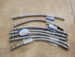 (7) Proflo PFX146342 12"L Stainless Steel Braided Supply Lines 3/8 Compression. Fixed Price $14.99.
