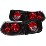 Anzo Usa 221062 Honda Civic Black Tail Light Assembly - (sold In Pairs). Fixed Price $110.20.