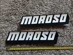 Lot Of 2 Moroso Oil Pan Racing Decals Stickers Nhra Nascar Street Outlaws Vacuum. Fixed Price $9.95.