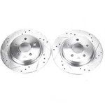 Disc Brake Rotor Set-rear Drilled, Slotted And Zinc Plated Pair. Fixed Price $187.99.