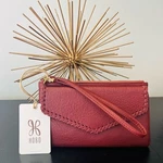 Hobo Pocket Leather Wristlet Wallet Clutch, Strap, Cash, Cards, Port, Nwt. Fixed Price $99.00.
