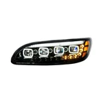 United Pacific 35843 Headlight, L/h, Black, Quad-led, With Directional & Seq. Fixed Price $315.65.