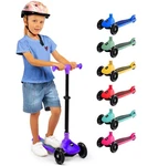 Serenelife 3 Wheel Scooter For Toddlers & Kids, Foldable Seat, Led Purple. Fixed Price $53.99.