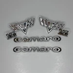 Chevy Camaro 327 Flag Fender Emblems Part# 3840318 Survivor Set Of 6. Fixed Price $49.99.