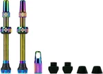 Muc-off V2 Iridescent Tubeless Valve Kit 44MM Aluminum, Presta, Insert. Fixed Price $38.00.