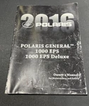 2016 Polaris General 1000 Eps Deluxe Owners Manual Pn: 9926454. Fixed Price $12.99.