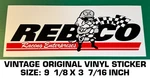 Rebco Racing Enterprises - Vintage Original Vinyl Decal Sticker. Fixed Price $9.53.