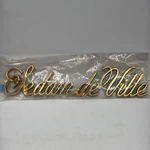 Cadillac Eldorado De Ville Gold Script Trunk Emblem New. Fixed Price $48.45.