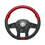 Upi 88350 Steering Wheel 18" Dia., Candy Red, Leather Wood. Fixed Price $394.90.