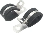 Allstar Performance 18303 Aluminum Fuel Line Clamps 1/2IN 10 Pack Rubberized. Fixed Price $5.99.