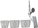 Billet Specialties Polished Pedal Kit,cable-style GAS,CLUTCH,BRAKE,PARKING,67-69. Fixed Price $439.99.