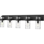 Z-lite 3035-5V-MB Fontaine Light 44 Inch Matte Black Vanity Wall. Fixed Price $394.40.