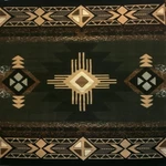 Concord South West Native American Area Rug Design C318 Sage Green 5 Feet X 7. Fixed Price $156.85.