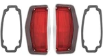 Restoparts Tail Light Lamp Lens Set With Silver Trim For 1970 Olds Cutlass S/442. Fixed Price $189.98.