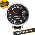 Auto 233903 Gage 5" Pedestal Tachometer Gauge, 0-10000 Rpm. Fixed Price $273.99.