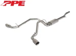 Ppe Raw Dual Exit Cat-back Exhaust Kit W/ Polished Tips For 14-19 Gm 1500 5.3L. Fixed Price $494.99.