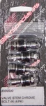 Billet Specialties Valve Stem Bolt-on Aluminum Chrome Set Of 4. Fixed Price $30.81.