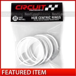 Circuit Performance 73.1 / 65.1 Aluminum Hub Centric Rings (set Of 4). Fixed Price $17.49.