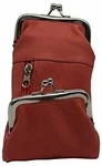 Genuine Leather Cigarette And Lighter Case With Twist Clasp Pink. Fixed Price $12.99.