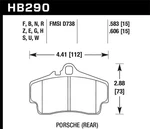 Hawk Performance HB290U.606 DTC-70 Disc Brake Pad Fits 97-08 911 Boxster. Fixed Price $282.99.