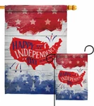 Happy United State Garden Flag Fourth July Patriotic Decorative Gift Yard Banner. Fixed Price $25.95.