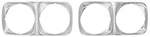 Restoparts CT20038 Headlamp Bezels For 1970 Oldsmobile Cutlass 442. Fixed Price $138.02.