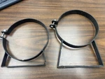 Nos Nitrous Bottle Brackets For 10 15LB Black Powder Coated Steel Used. Fixed Price $49.99.
