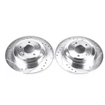 Powerstop Evolution Drilled Slotted Rotors Pair Rear For Hyundai Genesis Coupe. Fixed Price $191.42.