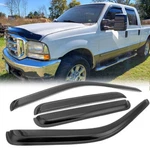 1999-2016 Ford F250 Super Duty Crew Window Visor Vent Rain Guards Deflector*. Fixed Price $28.51.