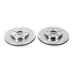 Powerstop Evolution Drilled Slotted Rotors Pair Front For Honda Accord. Fixed Price $198.90.