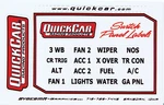Switch Stickers Small Ignition Quickcar Racing Products 50-004. Fixed Price $8.42.