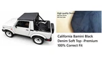 Rampage Cali Brief Bikini Bamini Soft Top Black Denim For Suzuki Samurai 86-95. Fixed Price $69.99.