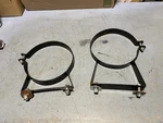 Nitrous Bottle Brackets 10/15LB Black Steel 7". Fixed Price $55.00.