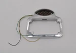 Hellbound Steel License Plate Frame & Led Cateye Chopper Rear Fender. Fixed Price $88.00.