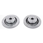 JBR1341XPR Powerstop Brake Discs 2-WHEEL Set Rear Sedan For Nissan 370Z Q60. Fixed Price $243.32.