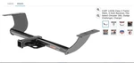 Curt 13236 Class Trailer Hitch Inch Receiver Chrysler 300 - Dodge Charger. Fixed Price $99.95.