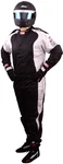 Rjs Elite Series Driving One Piece Suits Black And White Sfi 3.2A/1. Fixed Price $199.99.