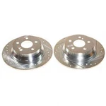 Disc Brake Rotor Set-rear Drilled, Slotted And Zinc Plated Pair. Fixed Price $197.99.