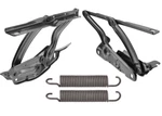 Stamped Steel Hood Hinge And Spring Set For 1968-1972 Gto Lemans Tempest. Fixed Price $209.98.
