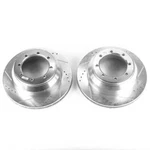 Disc Brake Rotor Set-rear Drilled, Slotted And Zinc Plated Pair. Fixed Price $453.99.