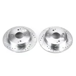 JBR526XPR Powerstop Brake Discs 2-WHEEL Set Rear Coupe Sedan For Acura Cl Accord. Fixed Price $112.35.