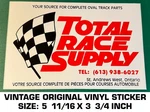Total Race Supply - Vintage Original Decal Sticker Racing Products. Fixed Price $7.29.