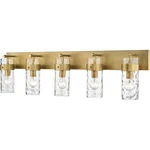 Z-lite 3035-5V-RB Fontaine Bathroom Vanity Light Rubbed Brass. Fixed Price $399.00.