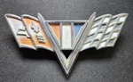 Oem Vintage 1964-1967 Chevy Camaro Flag Fender Metal Emblem Decal 3840318. Fixed Price $11.99.