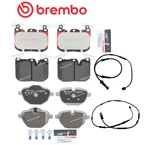 Front & Rear Brake Pad Oe Brembo Ceramic +sensor For Bmw I8 14-20. Fixed Price $248.52.
