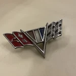 Chevy Impala Camaro Chevelle Flag Badge For 64-67 Front Fender Emblem 3840318. Fixed Price $9.99.