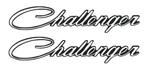 Oer Quarter Panel Emblem Set For 1973-1974 Dodge Challenger Models. Fixed Price $128.98.