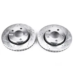 Powerstop Evolution Drilled Slotted Rotors Pair Rear For Audi S4. Fixed Price $97.16.